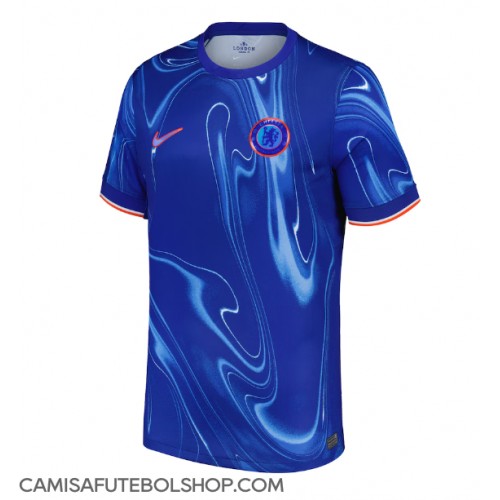 Camisa de time de futebol Chelsea Replicas 1º Equipamento 2024-25 Manga Curta